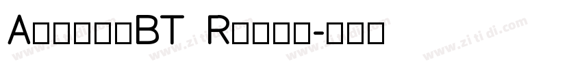ArrustBT Roman字体转换